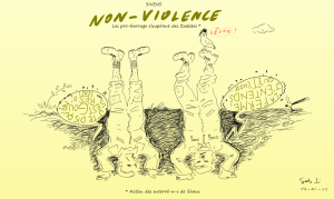 Non-violence à Sivens par Seb T